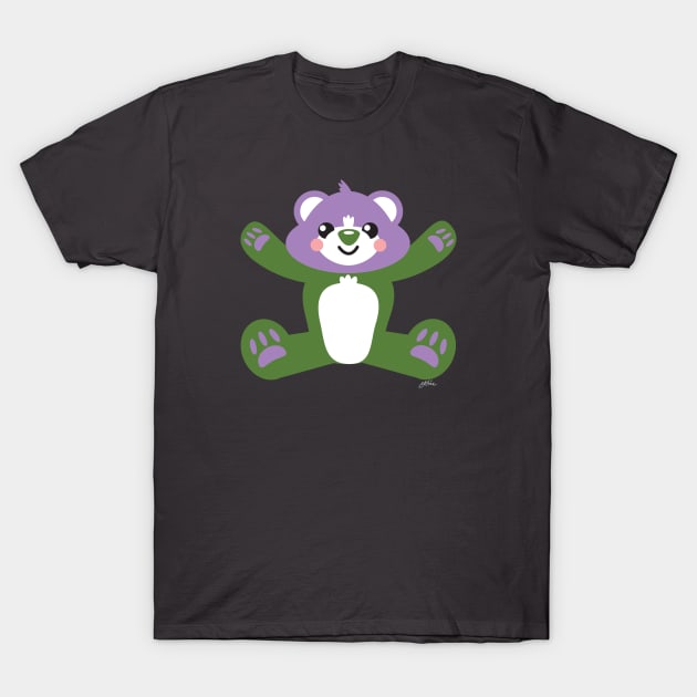 Genderqueer Pride Teddy Bear T-Shirt by CKline